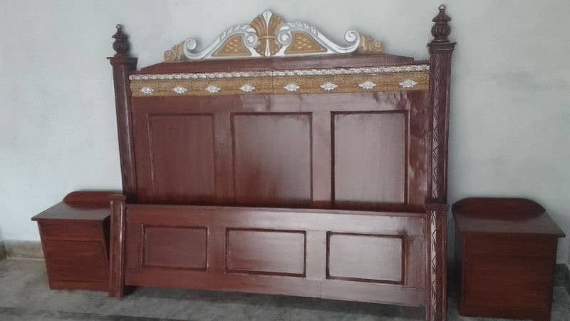 bed/double bed/bet set/ wooden bed 2