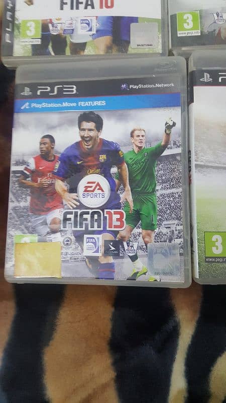 FIFA15/ FIFA13/ FIFA12/ FIFA11/ FIFA10/ FIFA Street (PS3-Games) 3