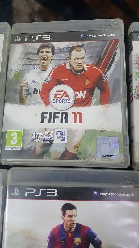 FIFA15/ FIFA13/ FIFA12/ FIFA11/ FIFA10/ FIFA Street (PS3-Games) 5