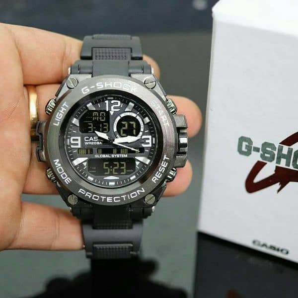 G Shoch Dual Time Sport Watch 0