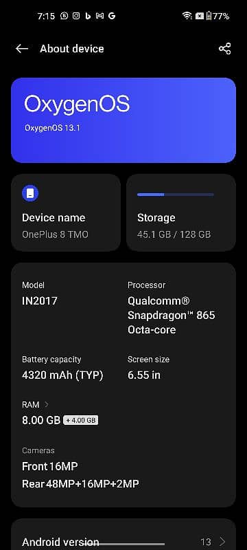 oneplus 8 7