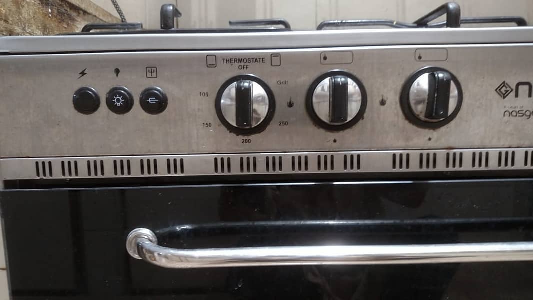 NasGas Premium 5 Burner glass oven & stove 0