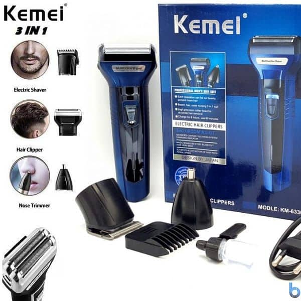 3 in 1 Kemei trimmer 0