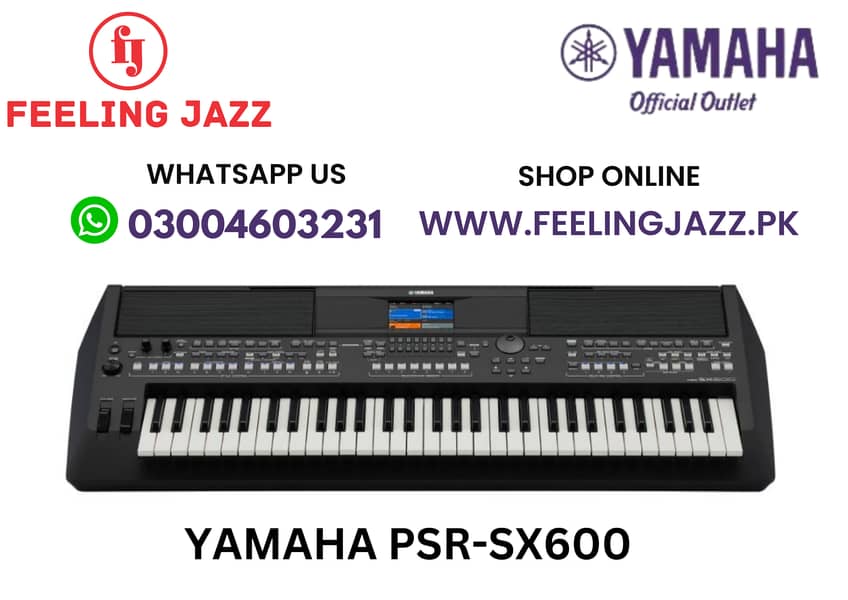 Yamaha PSR-SX600 New Arrival Box Pack (New Year Sale) 0