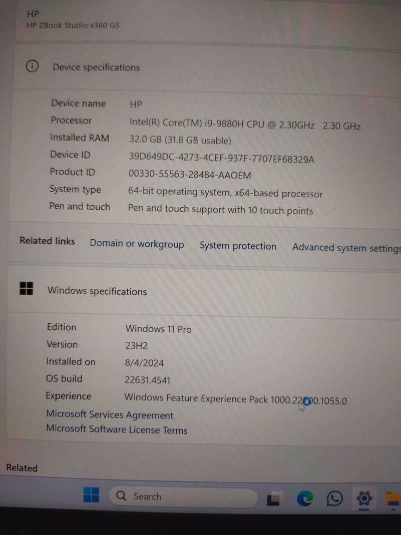 HP Z book Studio X-360 (32+1TB SSD) 4