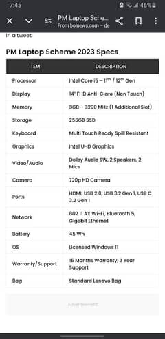 core i5 12th generation.