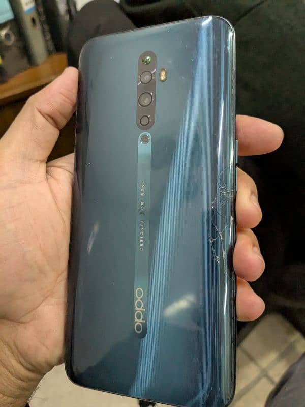 oppo reno 2F mobile with original charger and box 1