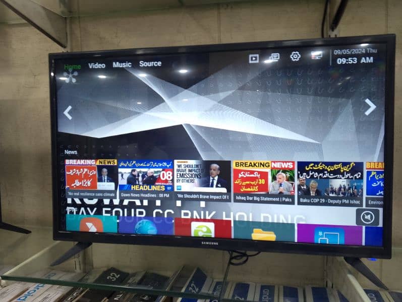 85,INCHESS Samsung ANDROID led TV 8k warranty O32245O5586 3