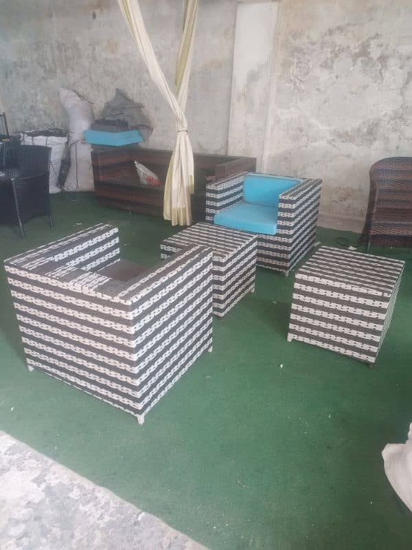 Garden chairs/rattan sofa sets/dining tables/UPVC outdoor furniture 2