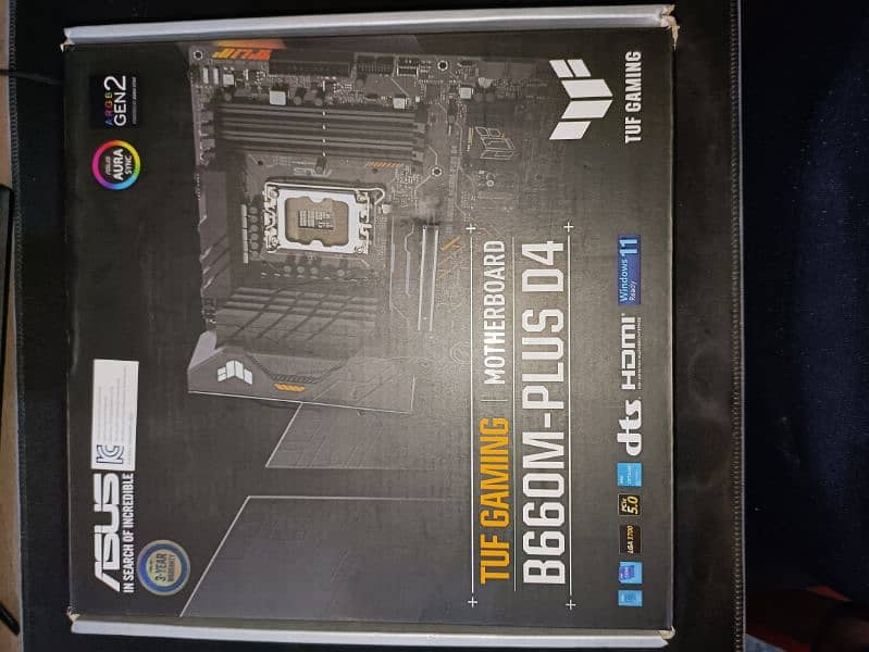 Asus Tuf B660m Plus d4 Motherboard 0