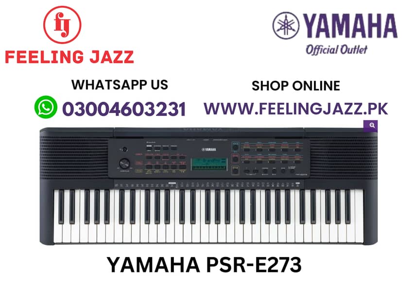 Yamaha PSR-E273 Digital Keyboard- Box Pack (New Year Sale) 0