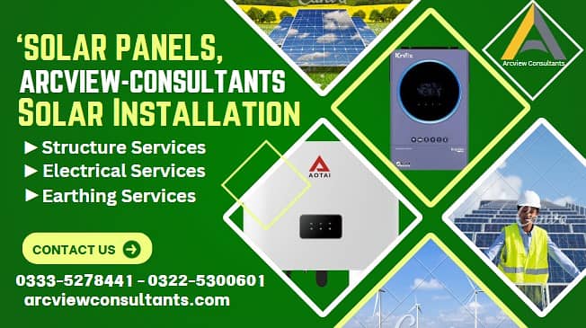 Solar Panel Complete Installation/SOLAR structure/arcviewconsultants 0