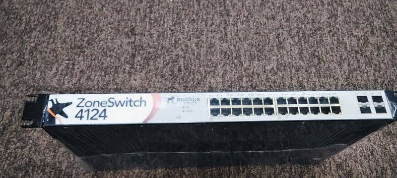 Ruckus 24 Port Gigabit POE Switch. 5