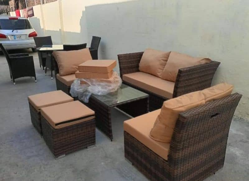 Garden chairs/rattan sofa sets/dining tables/UPVC outdoor furniture 6