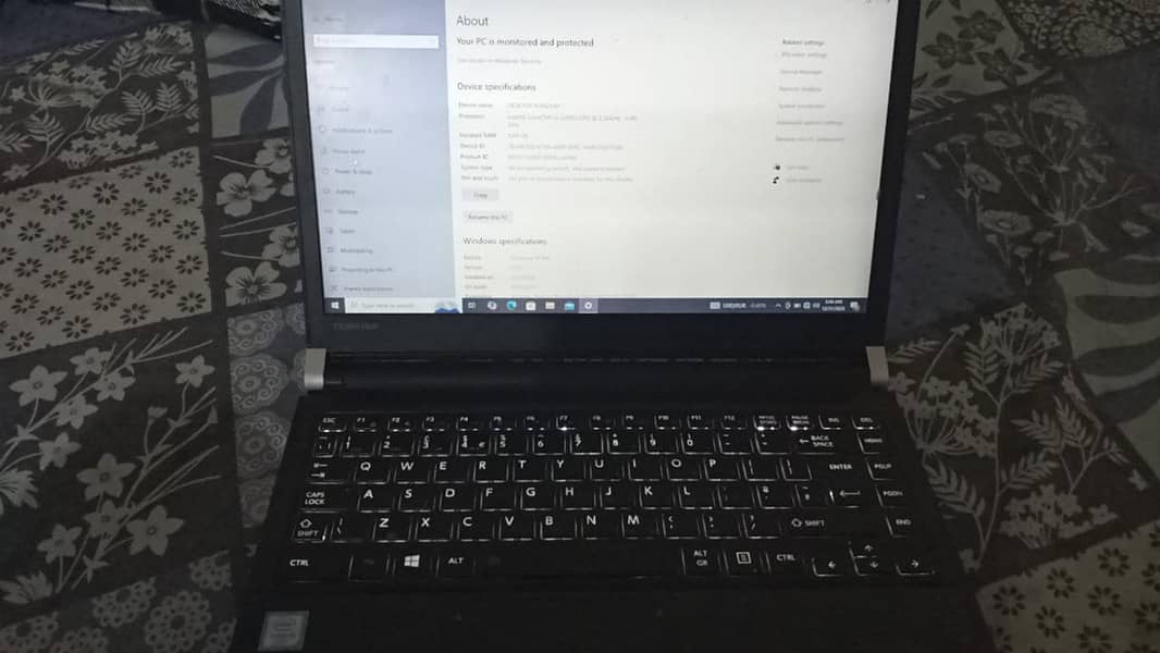 Laptop for sale new condition all okay brand toshiba core I 5 , 0