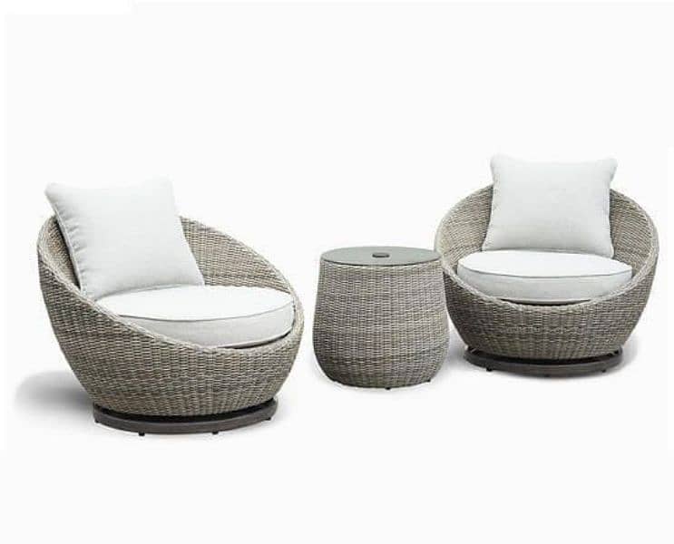 Garden chairs/rattan sofa sets/dining tables/UPVC outdoor furniture 5