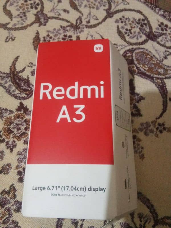 Redmi A3 for sale box pax only 1 week used 2