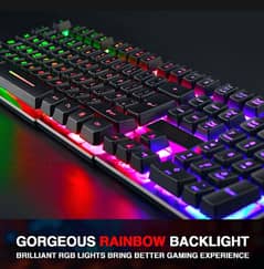 (METAL BODY) Pro Mechanical Keyboard and RGB backlight