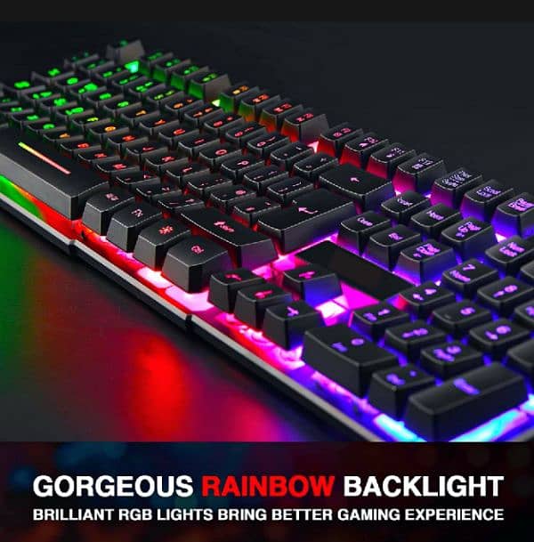 (METAL BODY) Pro Mechanical Keyboard and RGB backlight 0