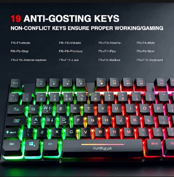 (METAL BODY) Pro Mechanical Keyboard and RGB backlight 1