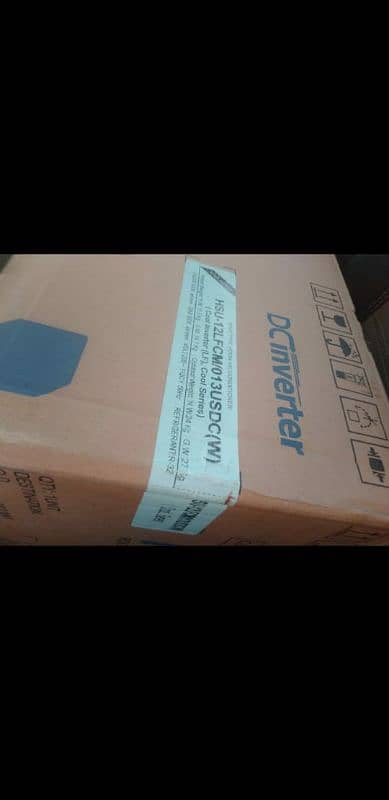 pack dc inverter haier ac not open and single day used 0