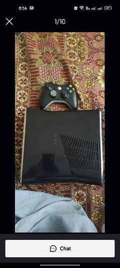 xbox 360 slim 250gb in genuine condition . . no open