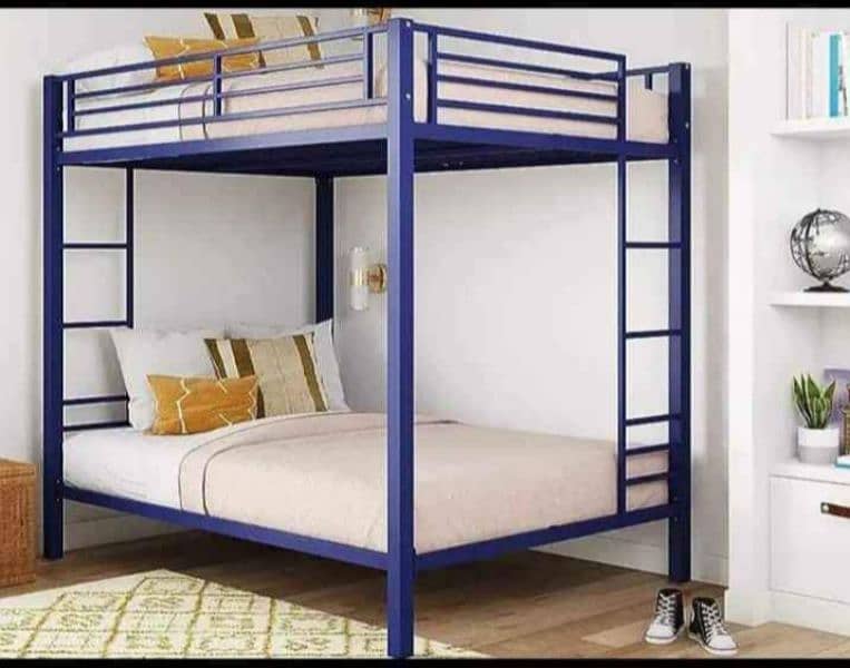 Double & Triple story Heavy Iron Beds Available. 3