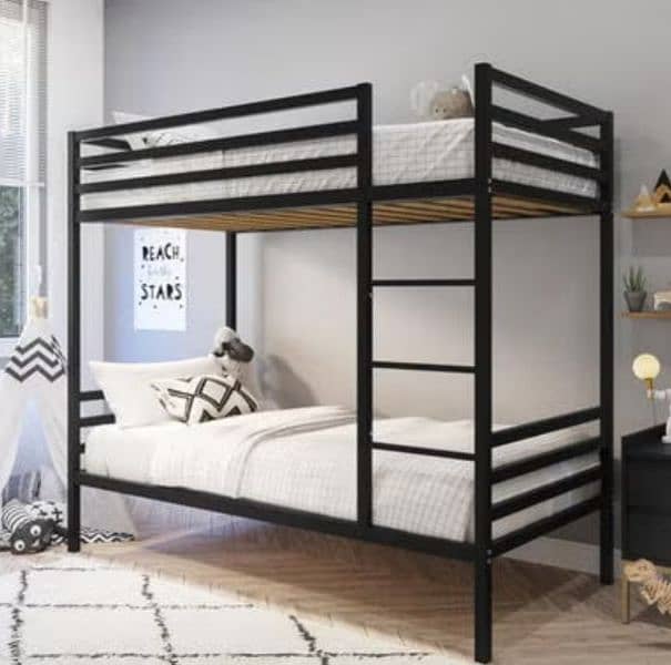 Double & Triple story Heavy Iron Beds Available. 8