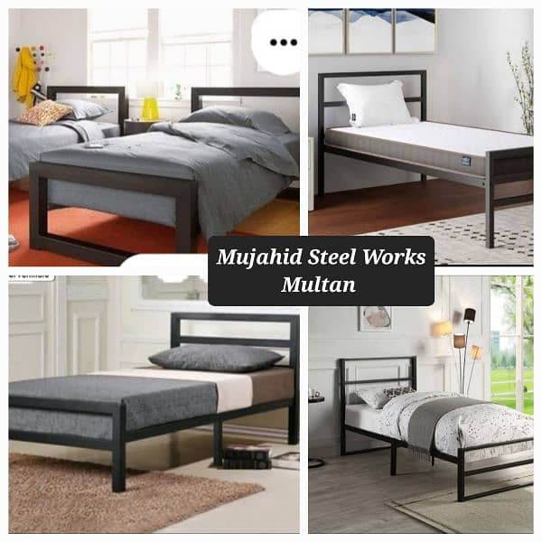 Double & Triple story Heavy Iron Beds Available. 13