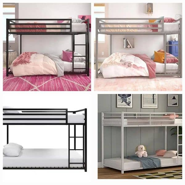 Double & Triple story Heavy Iron Beds Available. 14