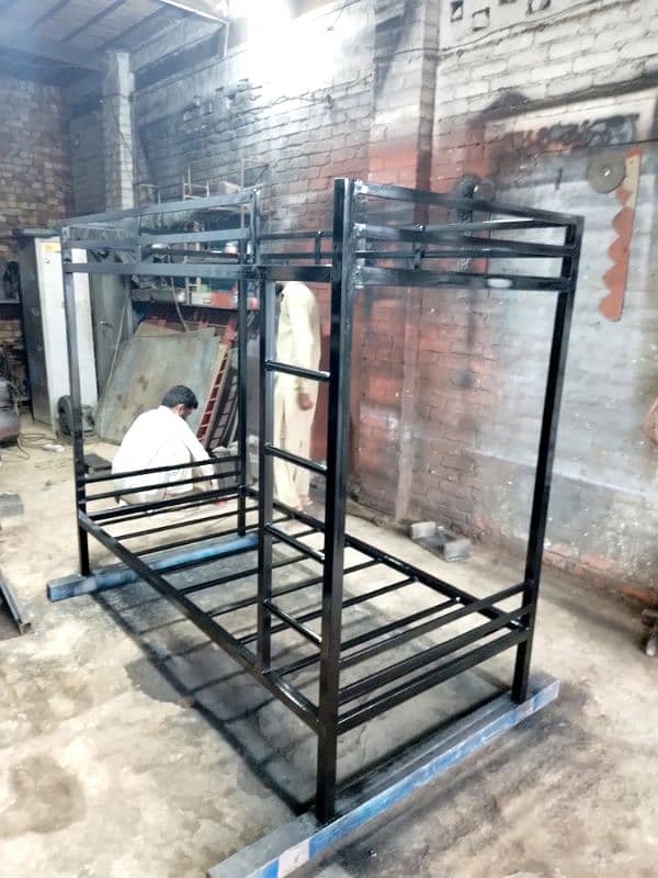 Double & Triple story Heavy Iron Beds Available. 17