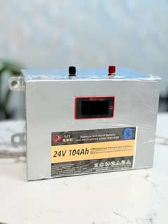 24V 104Ah Lithium Phosphate Battery Wall Mount