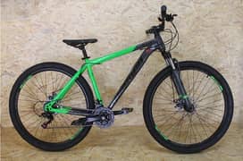 ELLEVEN STX 29" 21V BIKE - GRAY AND GREEN