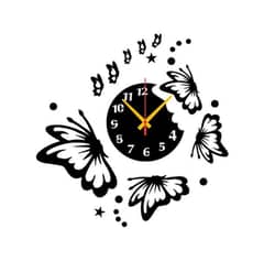 Butterfly wall clock