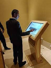 Interactive Screen-Digital Kiosk -Touch Led-Grandstream IP Phone 7