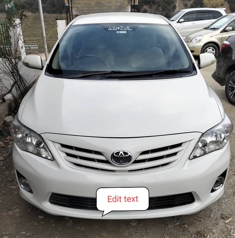 Toyota Corolla XLI 2013 0