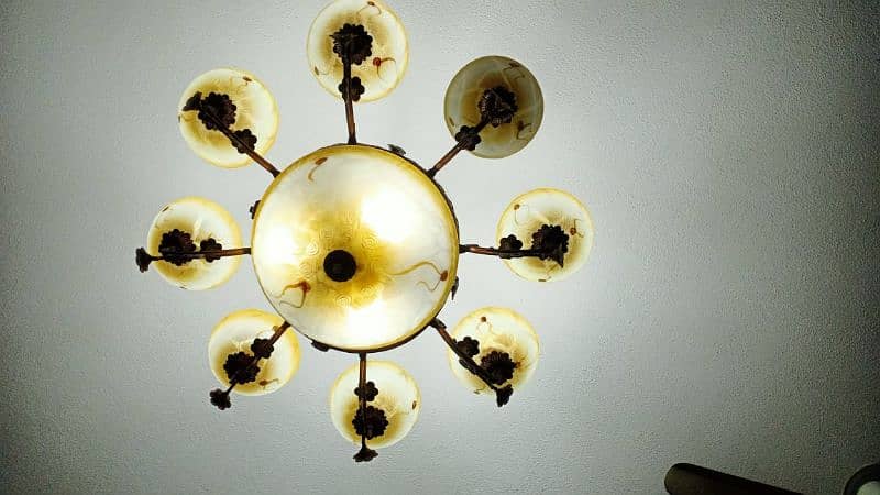 Glass chandelier 1