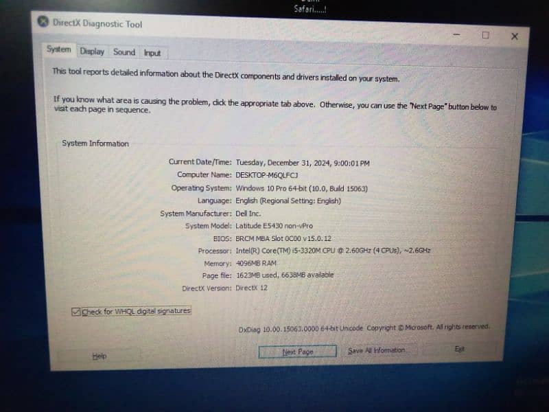 Dell Corei5 3rd Gen 4GB RAM 300GB Harddisk Condition 10/10 1