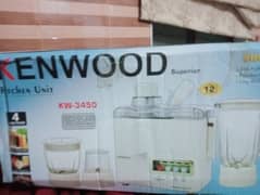 Kenwood juicer and grinder