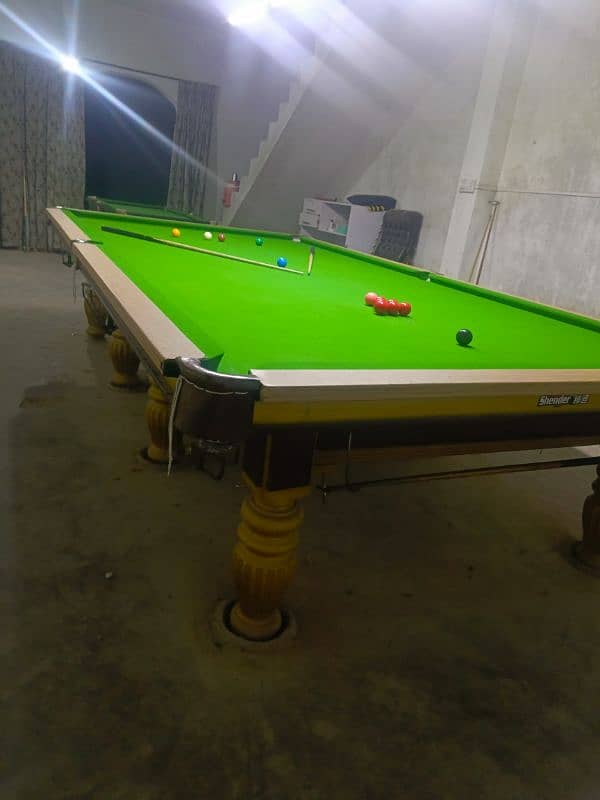 snooker table 6×12 3