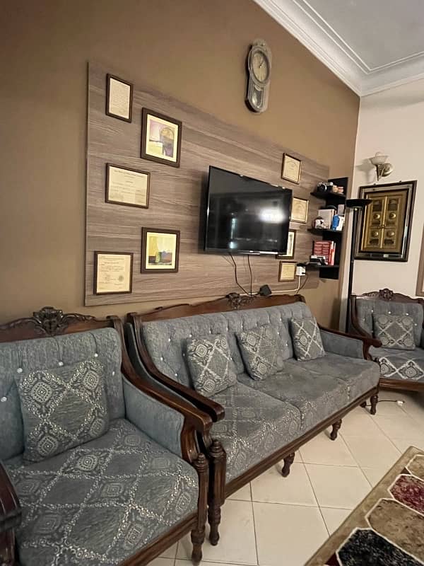 Sheesham Wooden Sofa Set with table & cushions - 03003664414 M. Murtaza 9