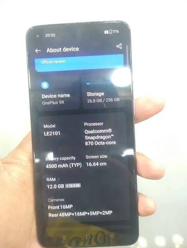 OnePlus 9R 12/256 Dual Sim 10/10 4