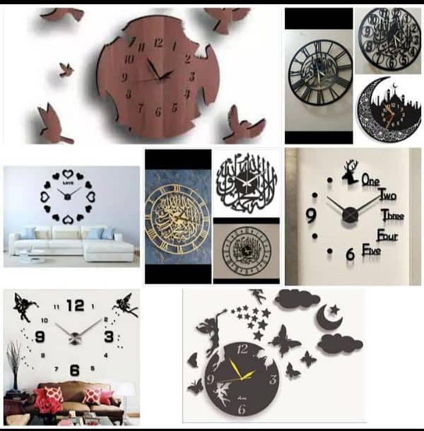 beautiful wall clocks inbox for order free delivery cash on delivery 3