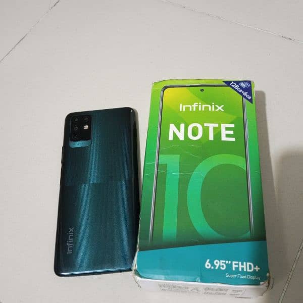 infinix note 10 with box 1