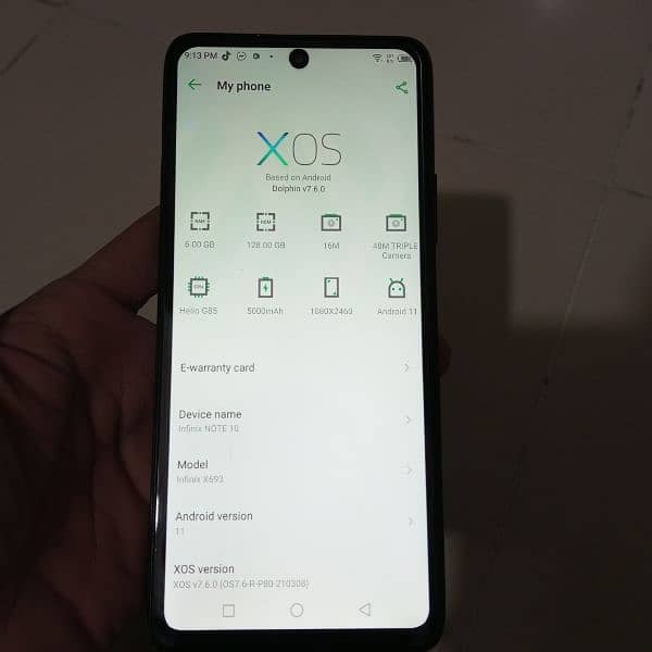 infinix note 10 with box 8