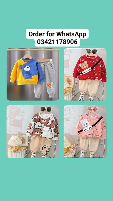 baby boy and girl tracksuit WhatsApp me I will show 0