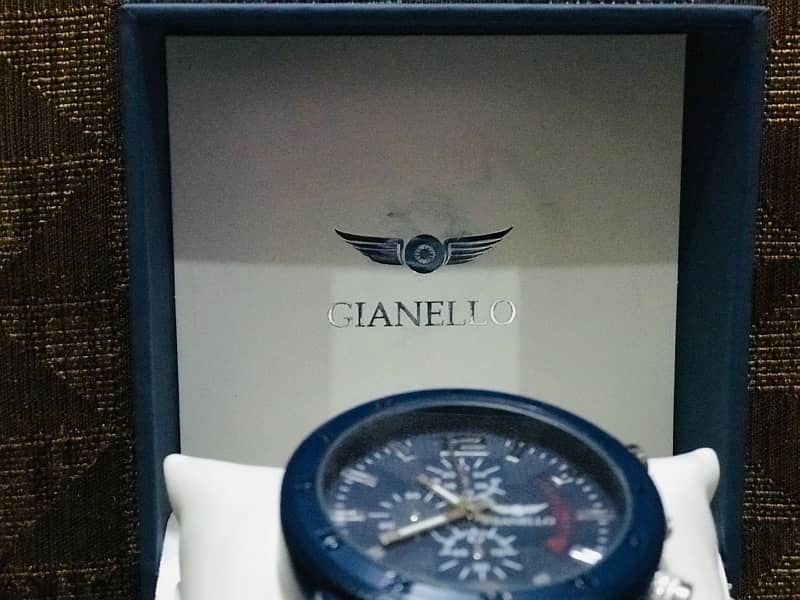 Gianello Chronograph Suede Watch 3