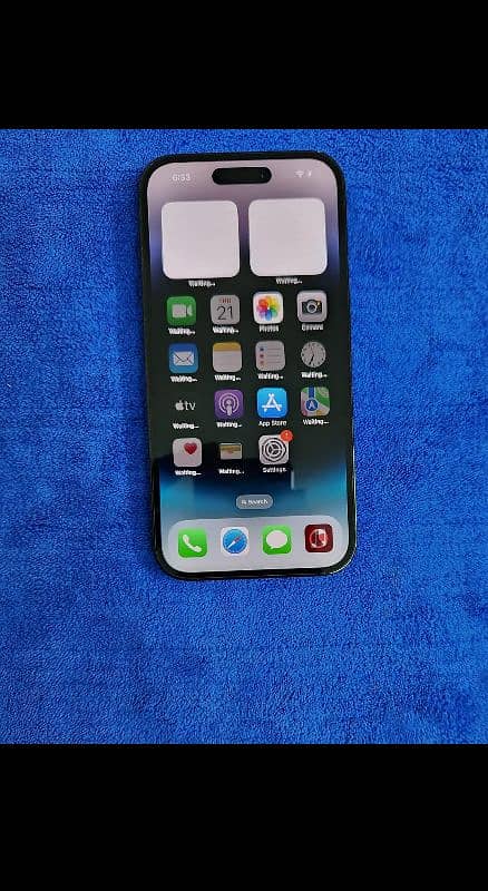 i phone 14 pro Black color NON PTA (sim working) Batery health is 90 % 1