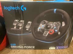 logitech g29 sterring wheel with shifter.