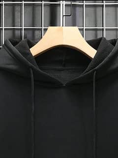 man plain hoodie